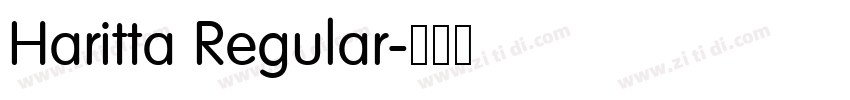 Haritta Regular字体转换 Haritta Regular字体转换